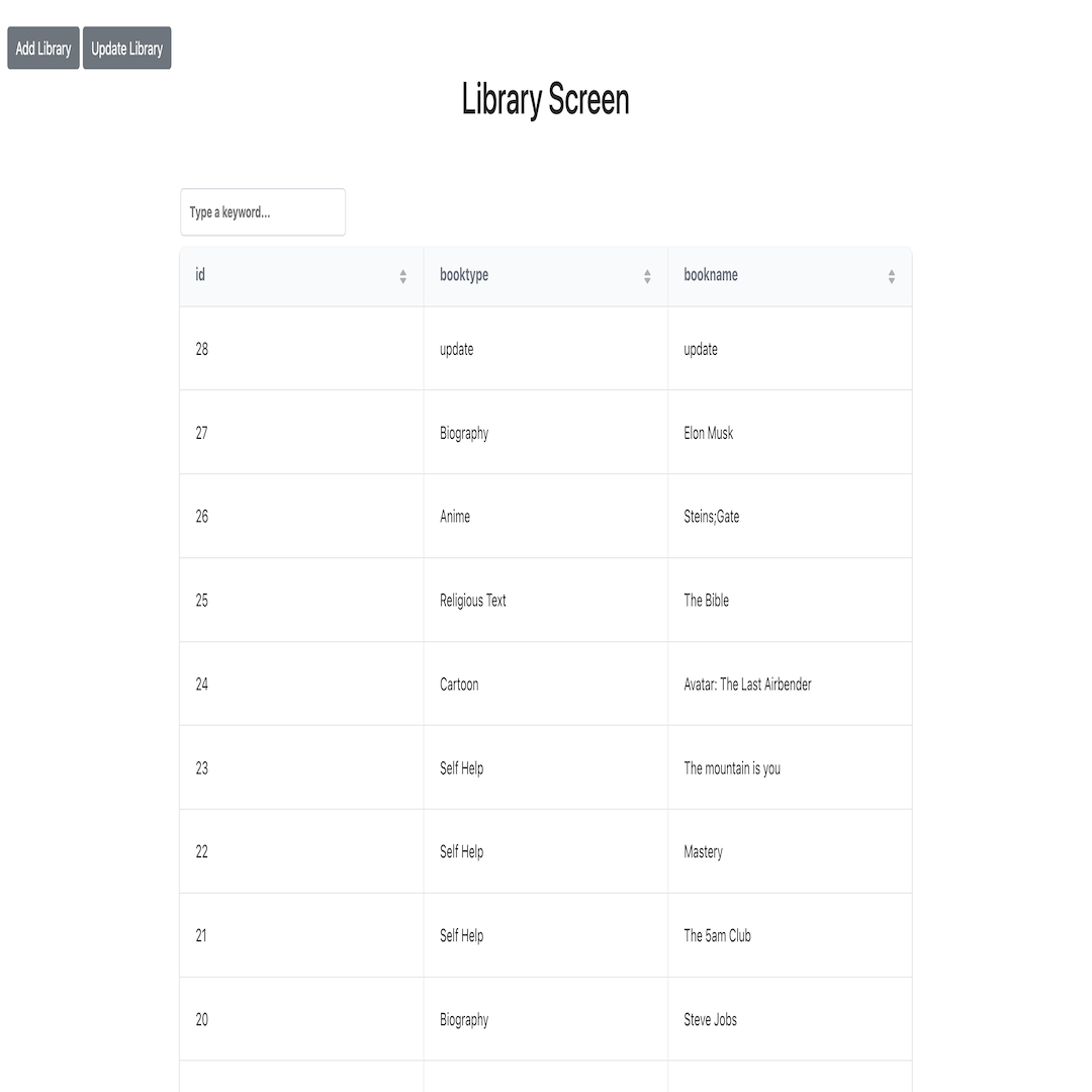 Restaurant CRUD app preview